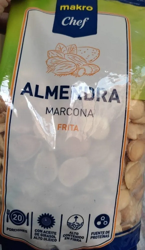 Almendra marcona frita