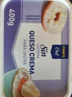 Queso crema sin lactosa