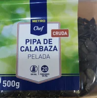 Pipas de calabaza crudas