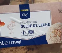 Helado con dulce de leche