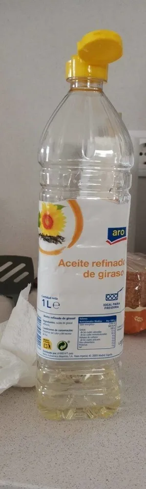 Aceite refinado de girasol