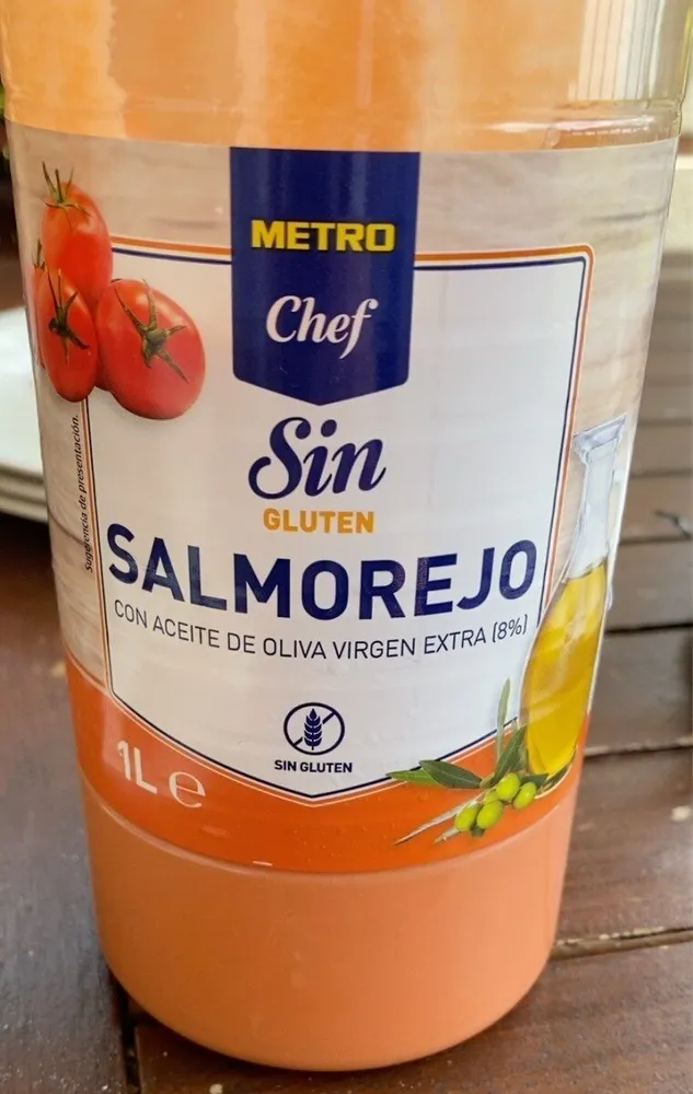 Salmorejo sin gluten