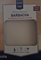 Pizza fresca barbacoa