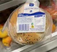 Pan hamburguesa corte en cruz