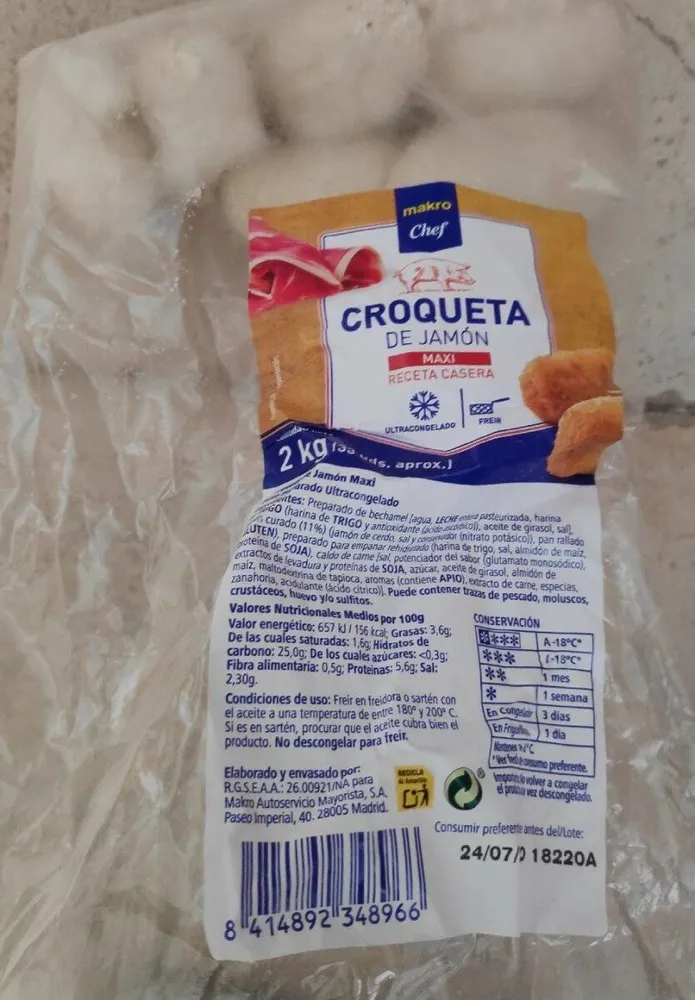 Croquetas de jamón receta casera