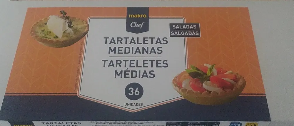 Tartaletas medianas