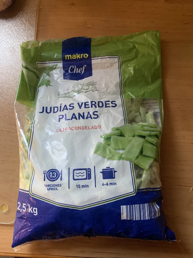 Judías verdes planas