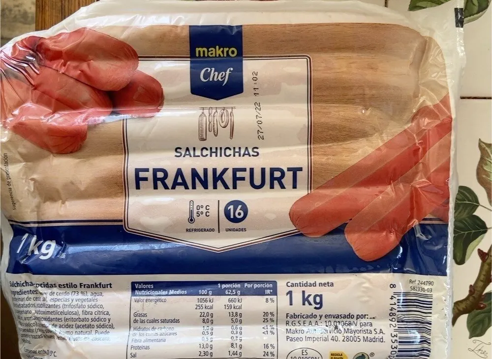 Salchicas Frankfurt