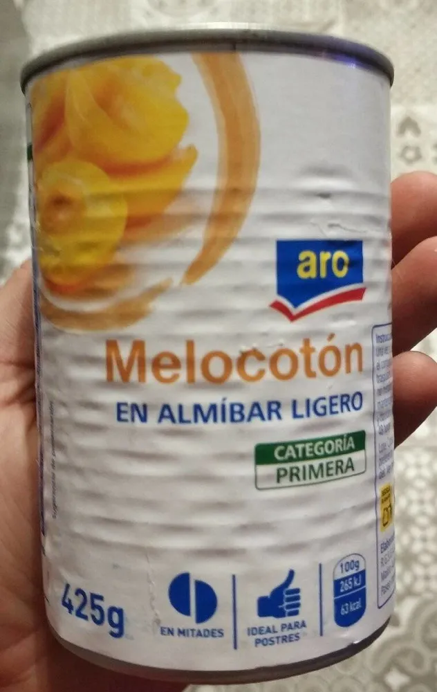 Melocoton eb almibar