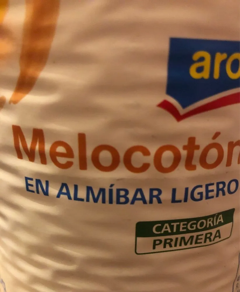 Melocoton en almibar