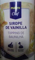 Sirope de vainilla