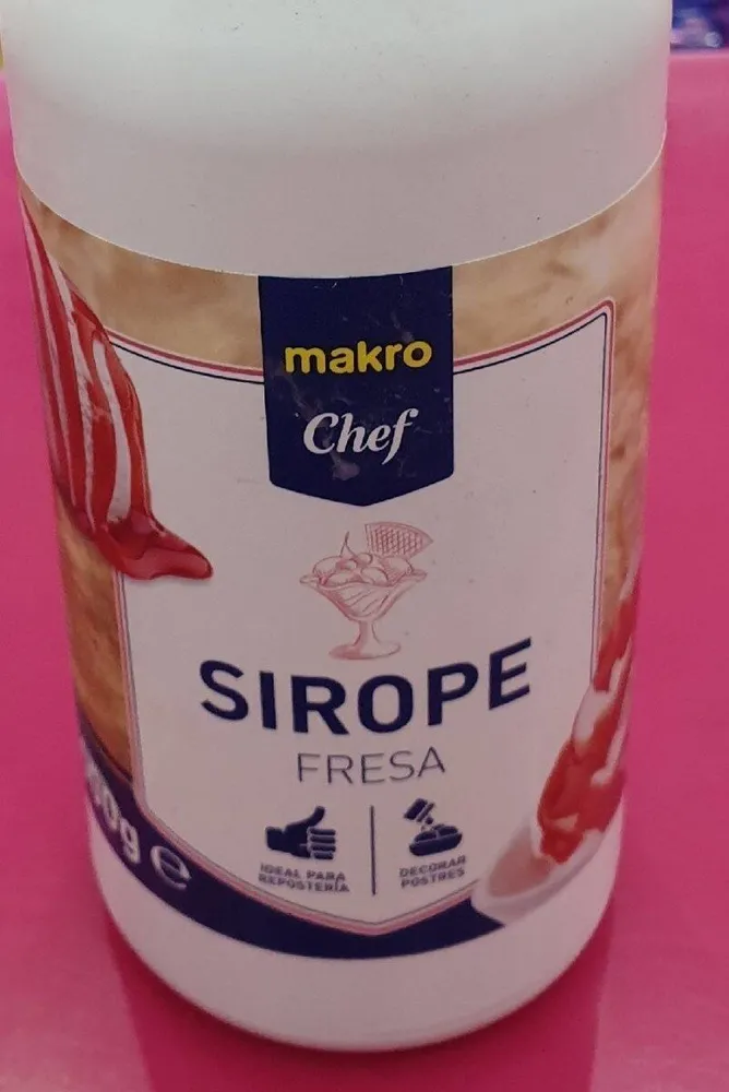 Sirope fresa