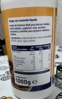 Sirope con caramelo líquido