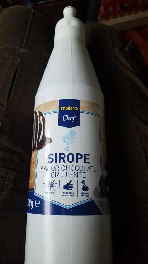 Sirope sabor chocolate crujiente