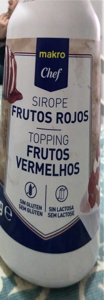Sirope frutos rojos