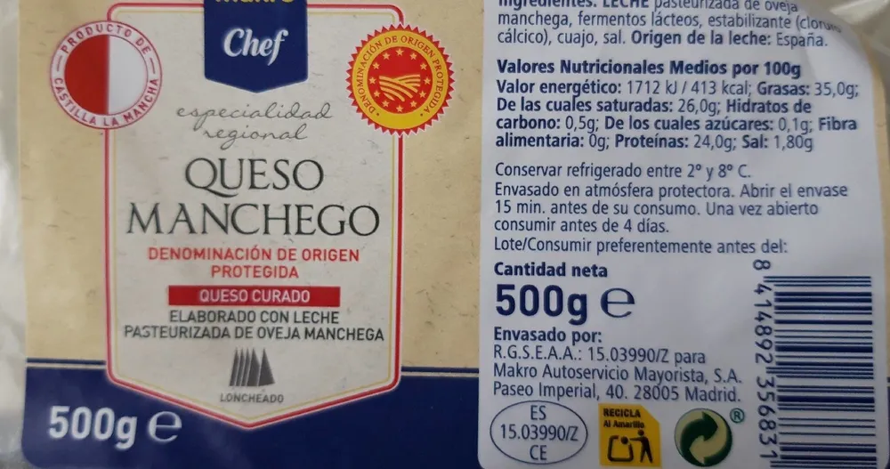 Queso manchego