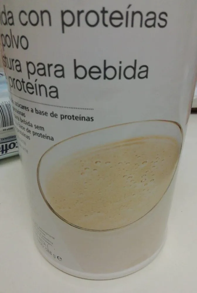 Bebida con proteínas en polvo