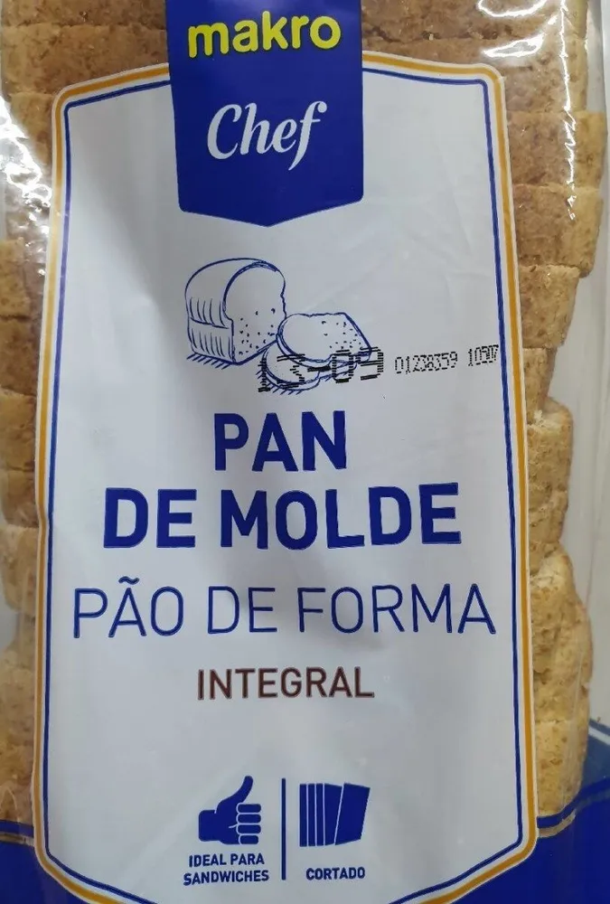 Pan de molde integral