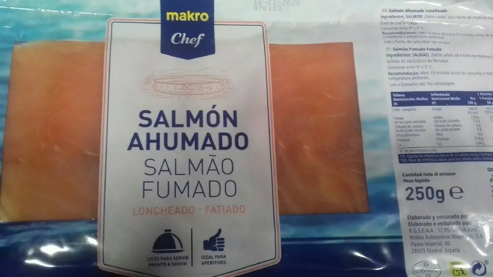 Salmón ahumado