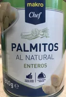 Palmitos al natural enteros