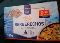 Berberechos al natural
