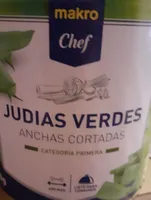 Judías verdes anchas cortadas