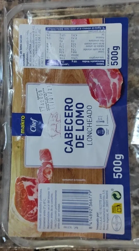 Cabecero de lomo