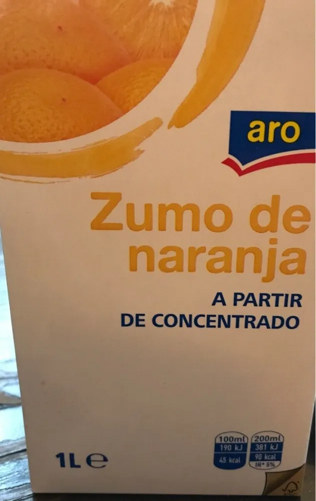 Zumo de naranja