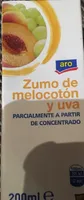 Zumo de melocoton y uva