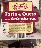 Tudurí_Tarta de Queso con Arándanos