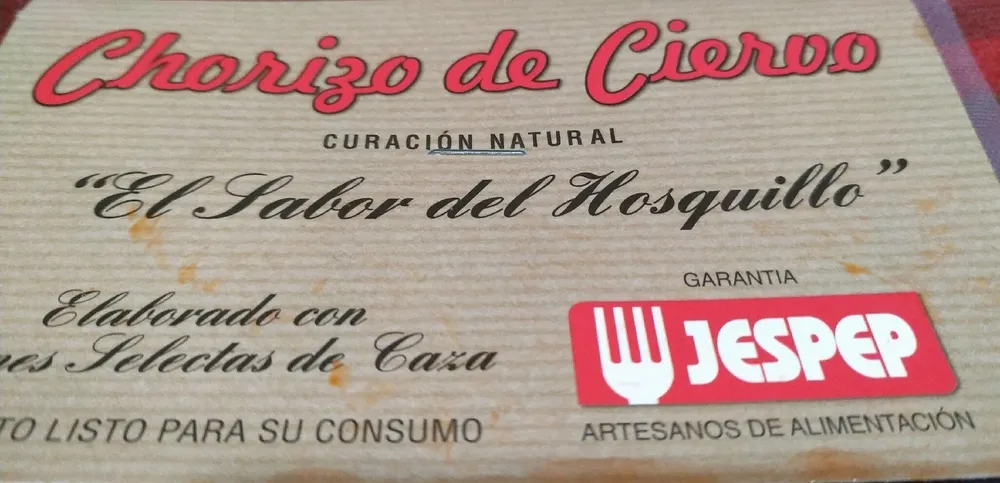 Chorizo de Ciervo