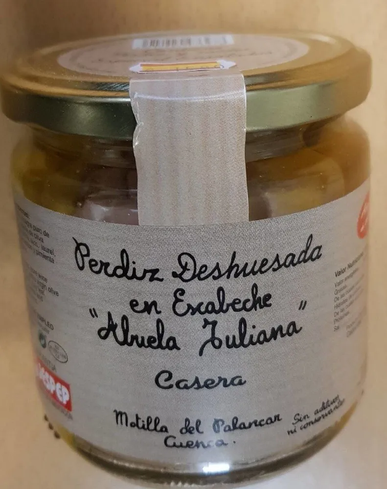Perdiz deshuesada en escabeche