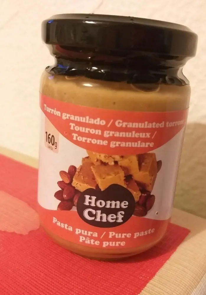 Pasta pura turrón granulado