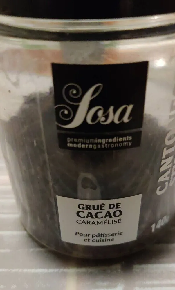 Grue de cacao caramélisé