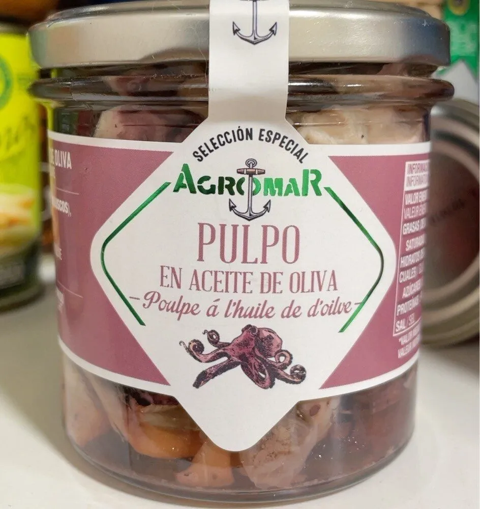 Pulpo en aceite de oliva
