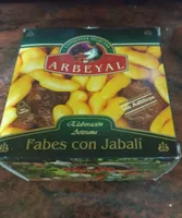 Fabes con jabalí