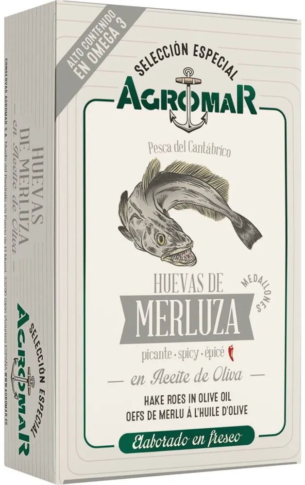 Huevas de merluza