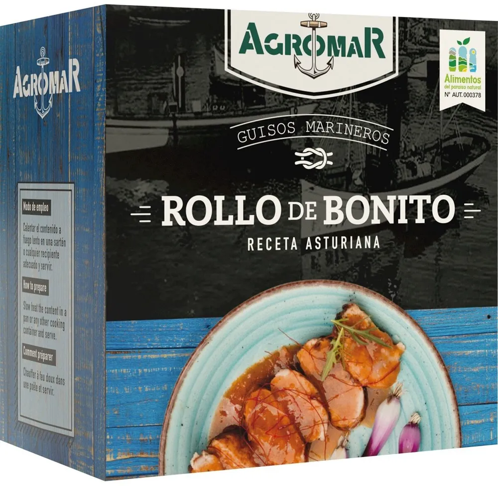 Rollo de bonito, receta asturiana