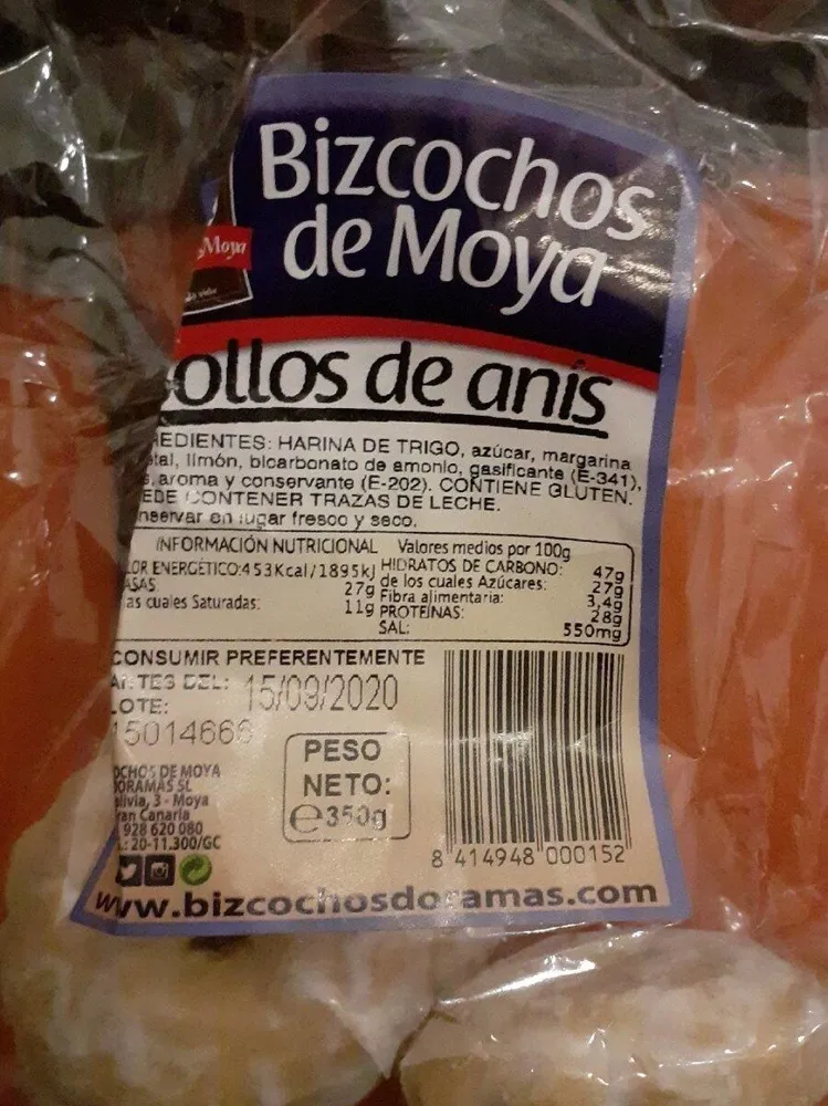 Bizcochos de moya