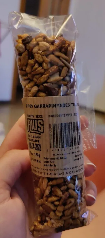 Pipes garrapinyades tub 120g