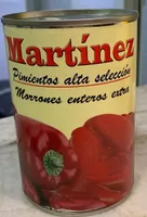 Pimientos alta selección, morrones enteros extra