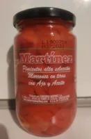 Pimientos en tiras con ajoy aceite