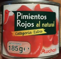 Pimientos rojos al natual