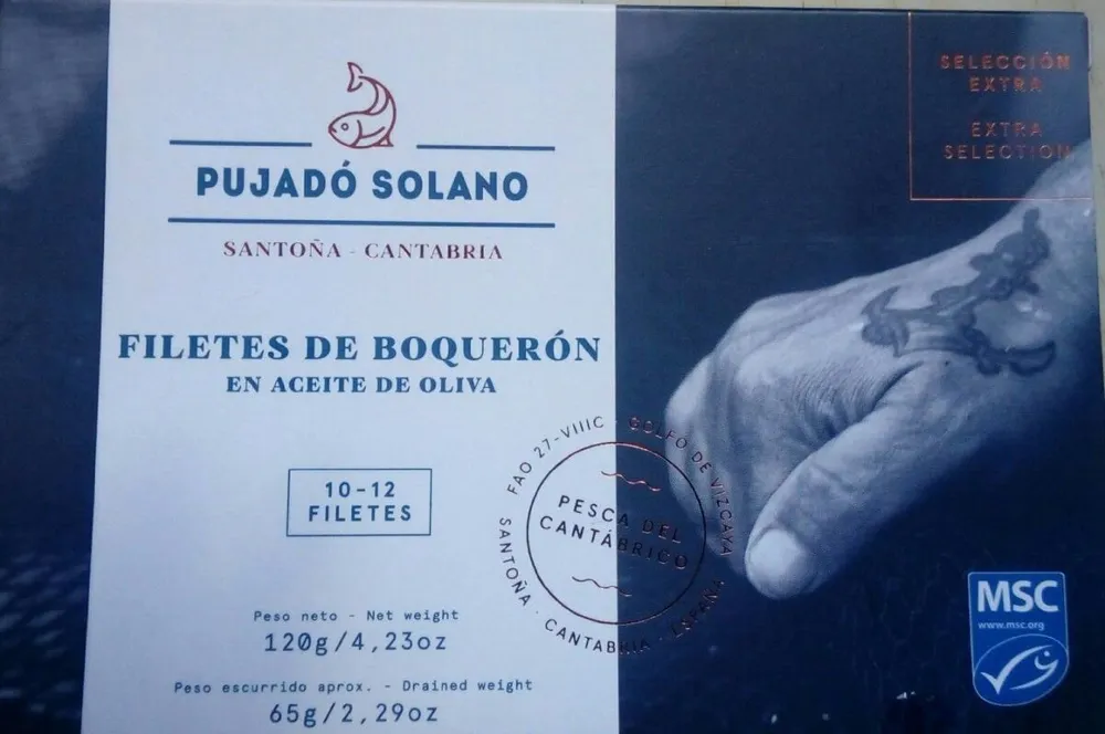 Filetes de boquerón del Cantábrico en aceite de oliva