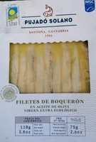 Filetes de boquerón en aceite de oliva virgen extra ecológico