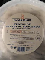 Trozos de filetes de boqueron