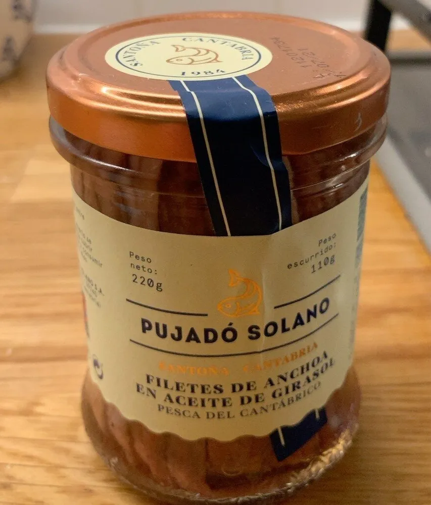 Filetes de anchoa en aceite de girasol