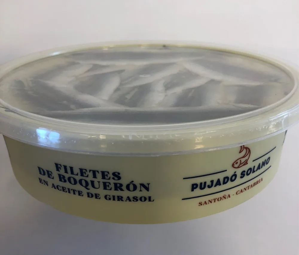 Filetes de boquerón al aceite de girasol