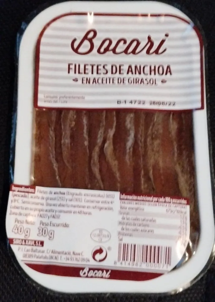 Filetes de Anchoa