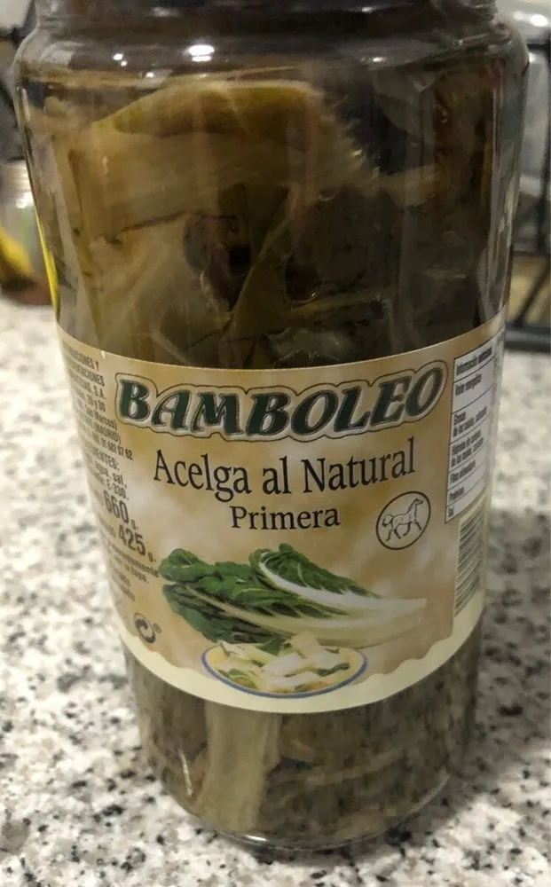 Acelga al natural primera